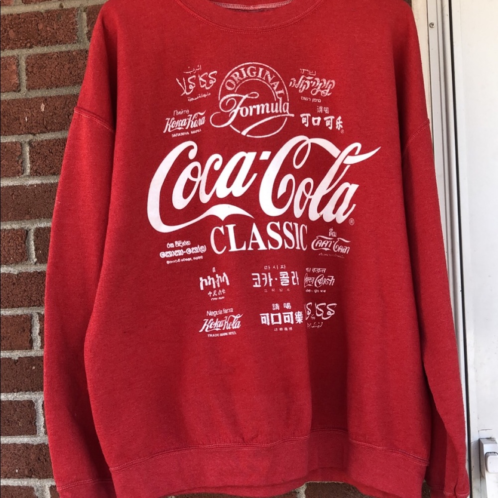 coca cola pull over